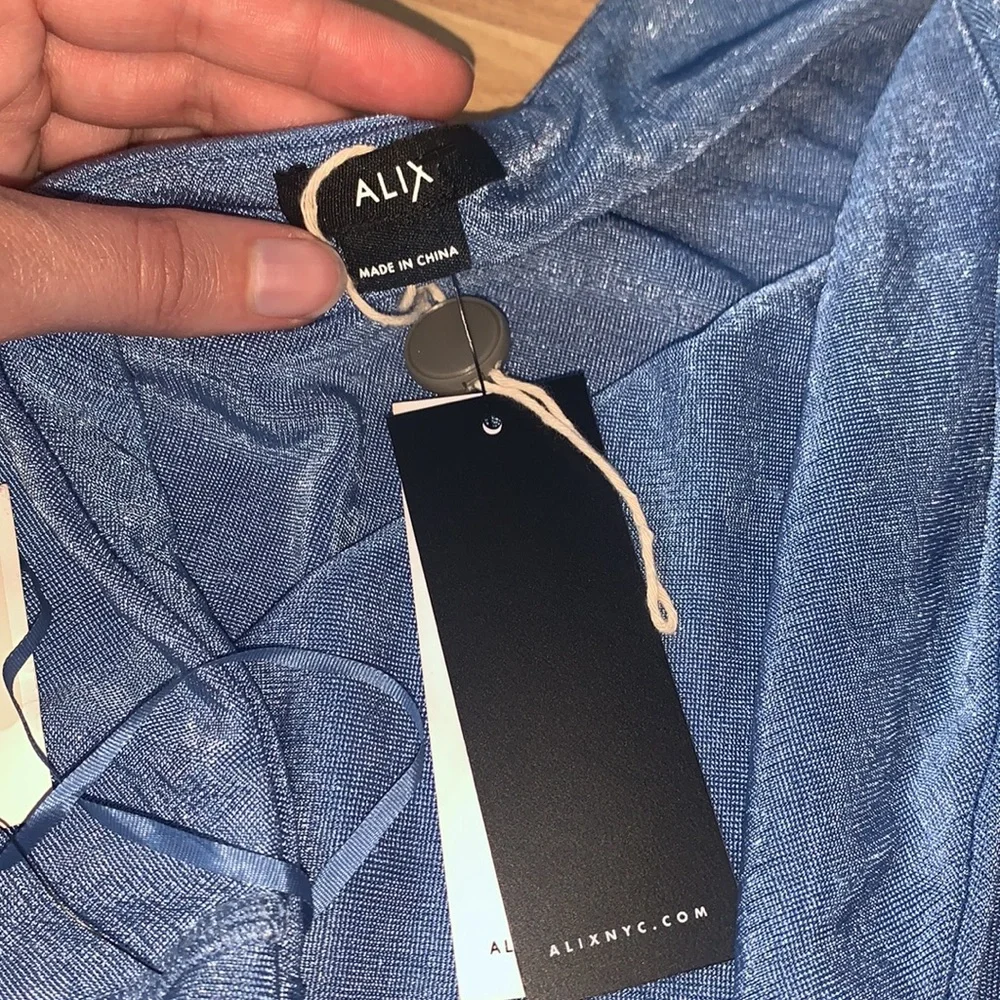 Alix NYC Designer one shoulder bodysuit size M - Picture 6 of 14